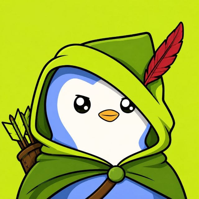 Hooded Pengu character